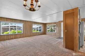Large windows provide great natural light.