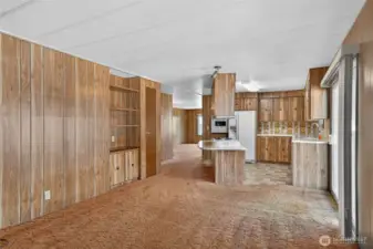 Another view showing the family room location.