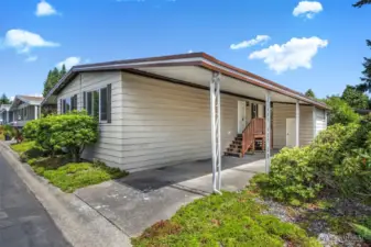This home also has a large attached carport.
