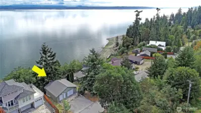 21,000+ SqFt lot with 96 ft of sound waterfront.