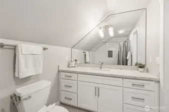 Full bathroom upstairs