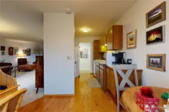 Kitchen off Dining area