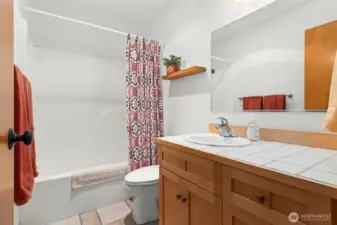 Main floor full bath