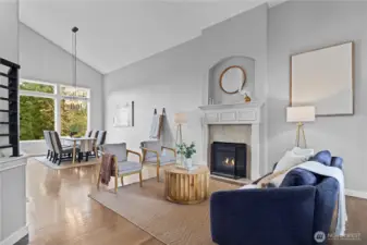 Cozy up with friends and guests in your living room