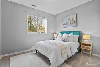 Second bedroom upstairs