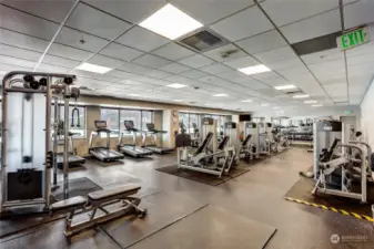 Fitness Center -Includes fitness equipment, sauna showers and changing room with towel service.