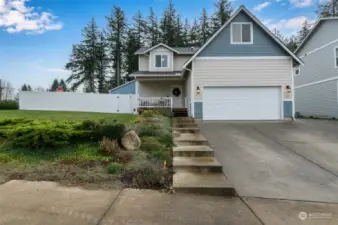 The new vinyl fencing and the widened driveway are just a couple of the features that set this home apart.