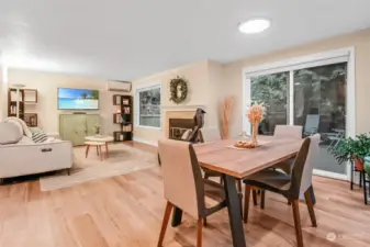 Dining Area to Living Rm