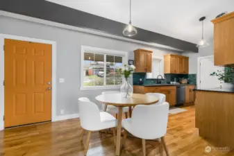 Spacious & versatile area for a dining room