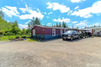 Plenty of room for parking