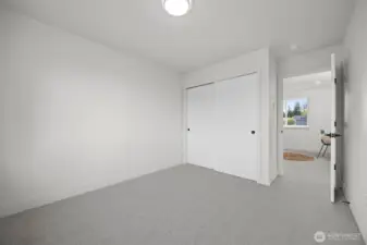 3rd large upstairs bedroom with walk in closet