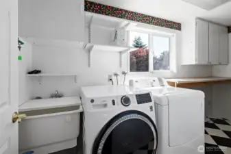 Laundry room downstairs.