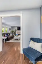 Entry way into the main living space