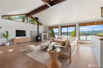 Virtually Staged Great Room