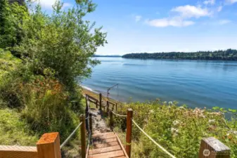 Stairs to the beach