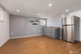downstairs wet bar