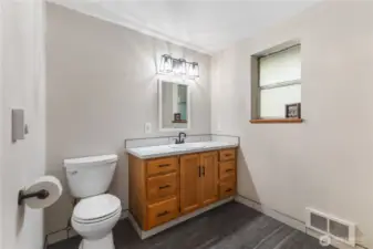 Updated 3/4 bath