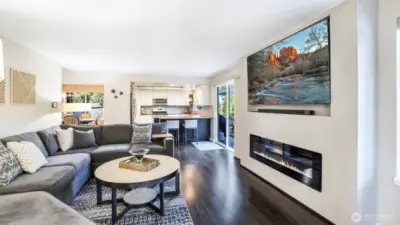 Enjoy seamless flow from kitchen to living room, perfect for everyday life and entertaining.