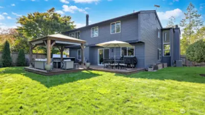 Backyard living made easy with versatile entertaining spaces.