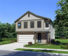 Plans & elevations are artist renderings only; may not accurately represent the actual condition of a home as constructed.  May contain options, colors, or features which are not standard.