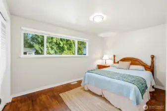 Oversized second bedroom.
