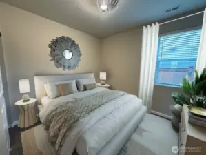 Bedroom 3 virtually staged.