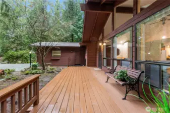 Charming exterior with rustic Northwest appeal.