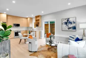 Wonderful open-concept main floor design