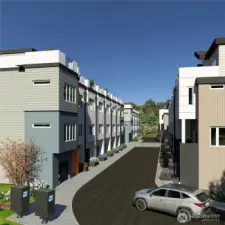 Rendering is an artists interpretation.  Specific details can vary.