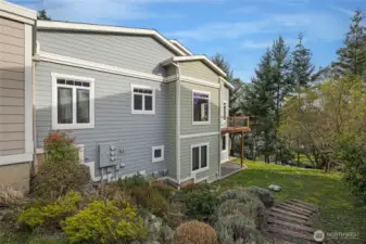Side view of condo