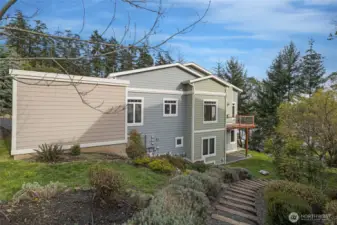 Side view of condo