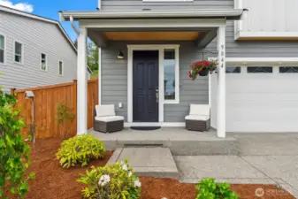 Covered front patio