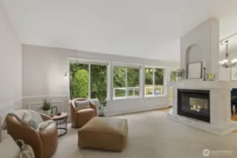 Great open concept living room...