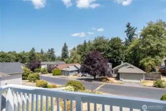 view from front deck