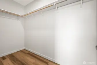 Master bath walk-in closet