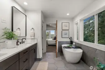 Primary 5 piece bathroom fully remodeled 2023