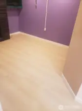 New Flooring Installed 10/24/25 in basement