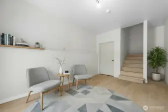 Virtually staged entry level bonus room. Don't miss the 3/4 bath