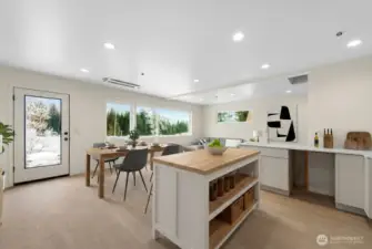 Virtually staged main level