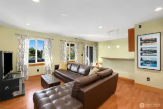 Lower level family/bonus room