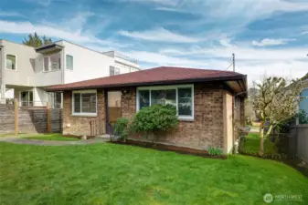 Rear View and Apt 3 Entrance, Vacant