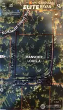 From OnX map showing where mobile and Home sits