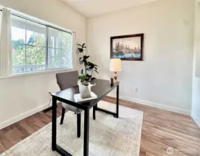 Main floor office or playroom.