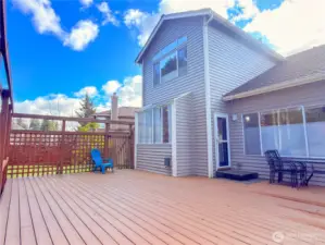 The house has Quality cedar siding.