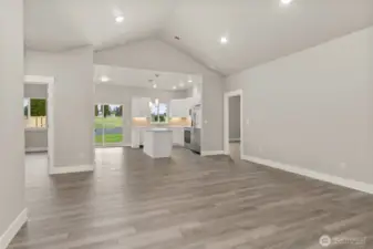 Images shown are from a different home previously constructed by this builder and are provided as examples of workmanship, finish quality, and design style only. The subject property is currently under construction, and specific materials, colors, fixtures, and features may differ upon completion.