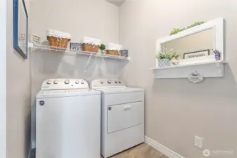 Conveniently located laundry room. W/D included.