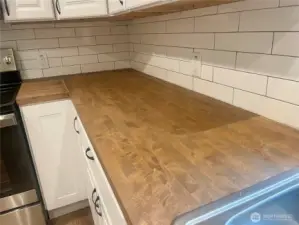 butcher block counter top