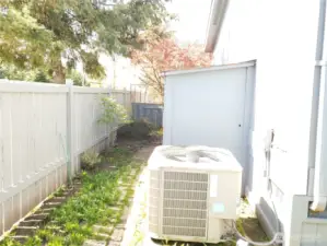 Picture of the Heat Pump for Air Conditioning.