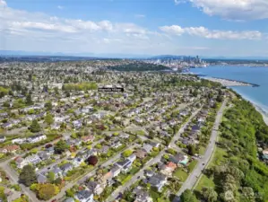 A quick walk or bike ride to Magnolia Village