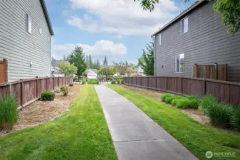 path along house to park